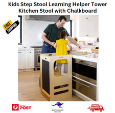 Elevate Learning with Safe & Fun Kids Adjustable Step Stool-Chalkboard included!
