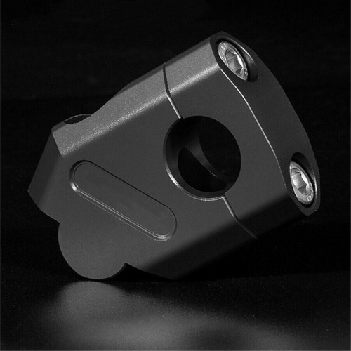 1 Paar 22mm 7/8 "Motorradlenker Riser Mount Clamp Schwarz CNC Aluminiumlegierung - Bild 12 von 12