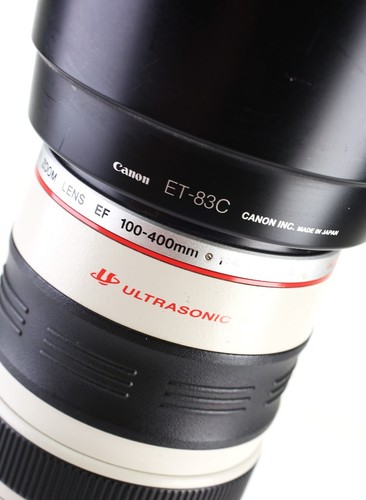 Canon EF 100-400mm F4.5-5.6 L IS USM Autofocus Pro Zoom Lens F&R Caps & Hood - Picture 15 of 17