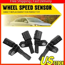 4PCS ABS Wheel Speed Sensor For AUDI VW BEETLE JETTA Golf MK5 MK6 Passat B6