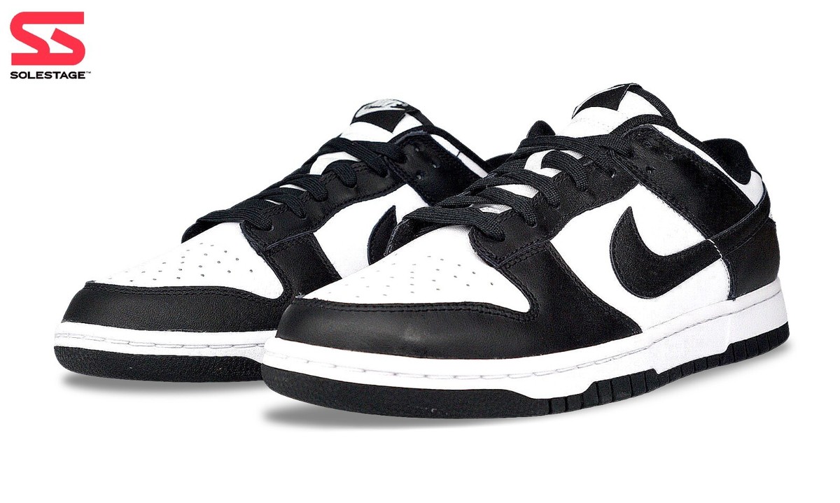 Size 15 - Nike Dunk Low Black White for sale online | eBay