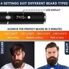 Beard Straightener for Men, Cordless Portable Heated Beard Straightening Comb...