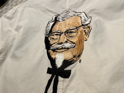 HUMAN MADE X KFC Pop-Up EMBROIDERY Chain Stitch Chainstitch HUMAN MADE X KFC Pop-Up EMBROIDERY Chain Stitch Chainstitch