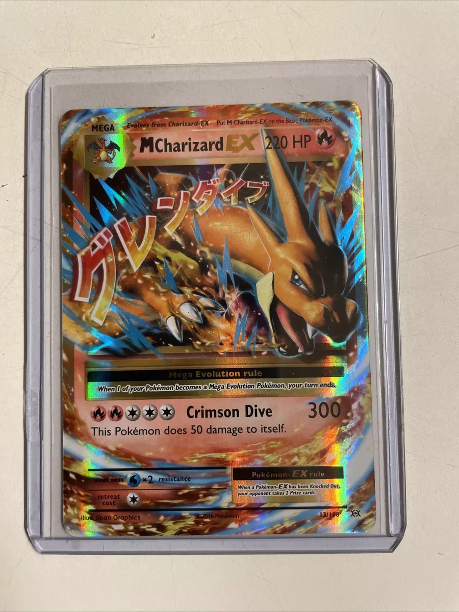  Pokemon - Mega-Charizard-EX (13/108) - XY Evolutions - Holo :  Toys & Games