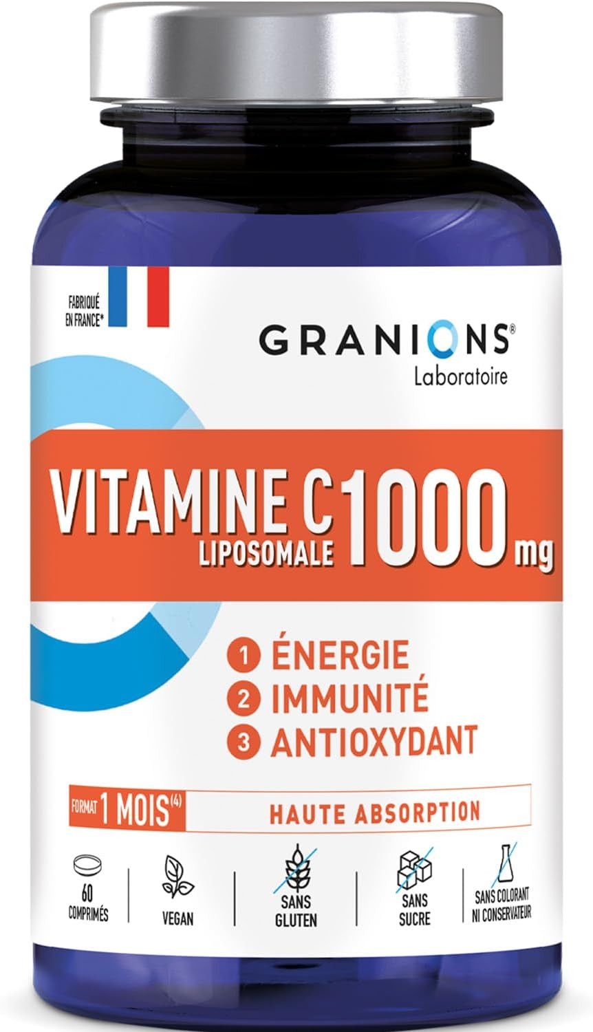 Vitamine C Liposomale 1000 mg idéale pour rester actif et performant tout l'hiver