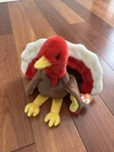 Ty Beanie Babies Gobbles Turkey Plush Beanie Buddy Vintage 1999 Ages 3+