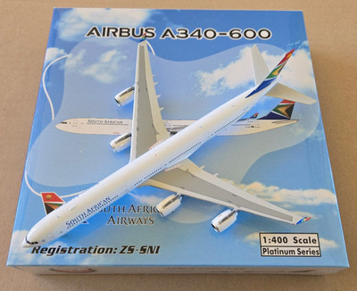 【新品】South African 南アフリカ航空 エアバスA340-300模型 0656GR Hogan South African / 南アフリカ航空 A340-300 1:200 完売