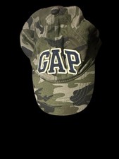 Gap Kids Strapback Hat Camouflage Small/Medium Adjustable 6 Panel Outdoor