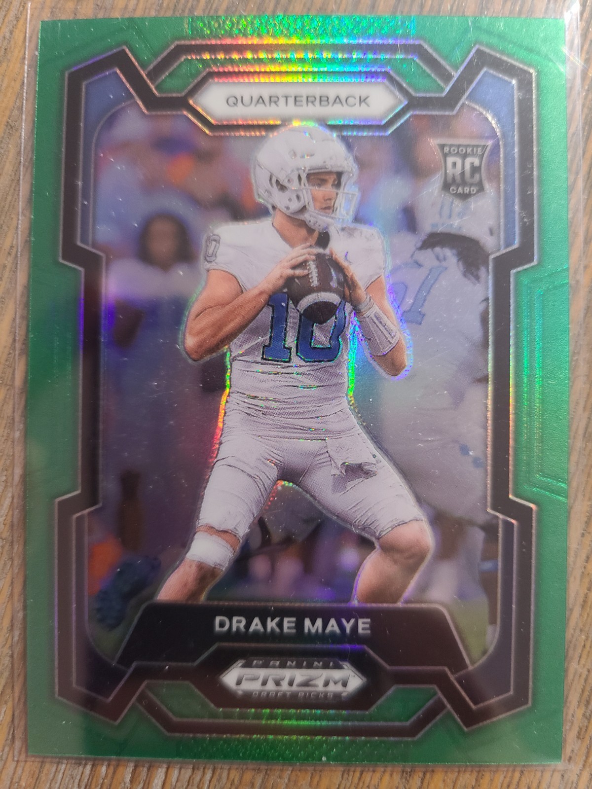 2024 Panini Prizm Draft Picks - Drake Maye #103 Green Prizm (RC)