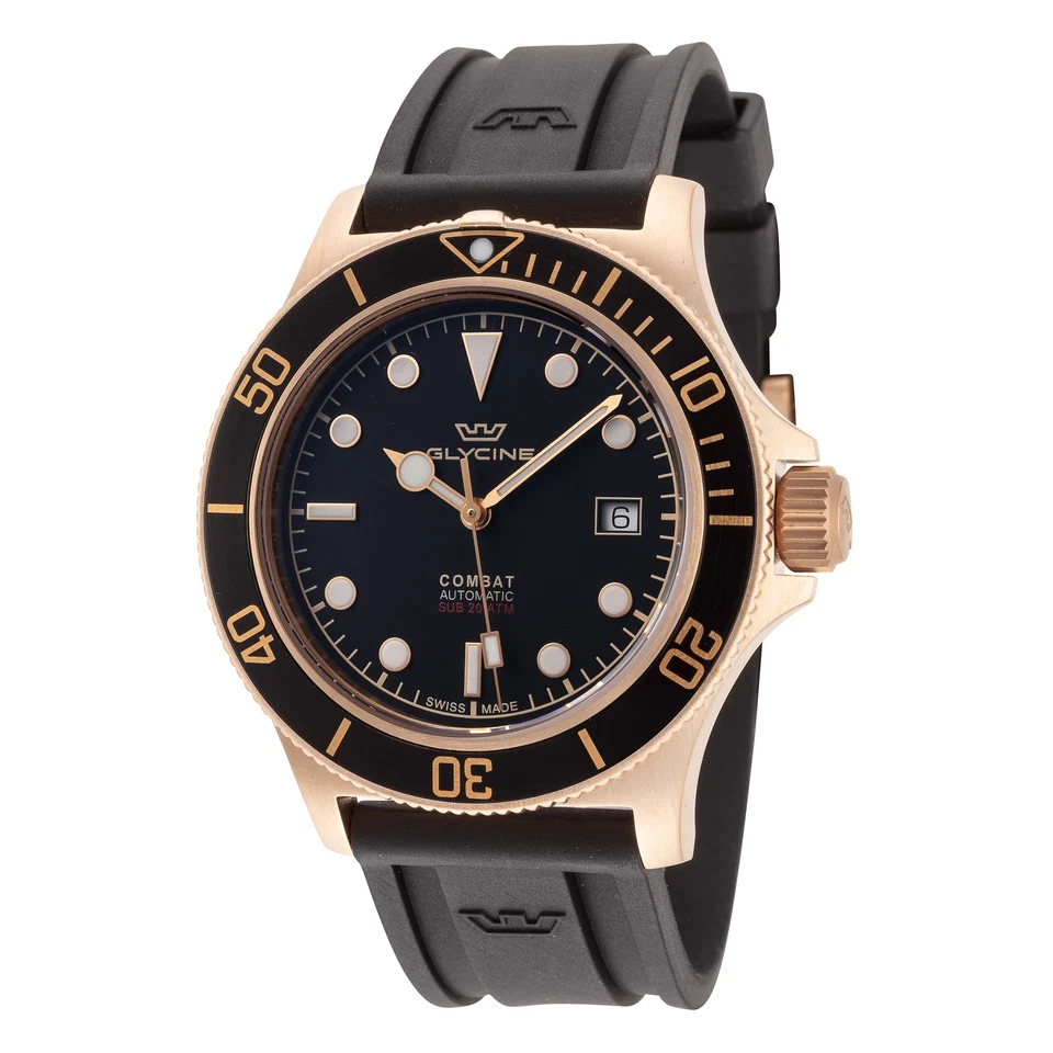 Reloj Automático Hombre Glycine Combat Sub Sport Bronce 42mm GL0322