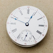 1902 Waltham 18S 15J G. 820 Pocket Watch - Movement - (NOT RUNS) PARTS