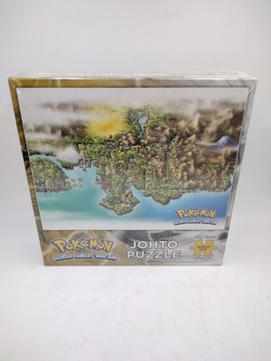Pokemon Johto Puzzle 550pc USAopoly Nintendo Regional Map BRAD  SEALED G1N