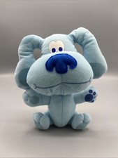 Blues Clues Blue Puppy Dog Plush Viacom Nick Jr Stuffed Animal 7 Toy Paw Print