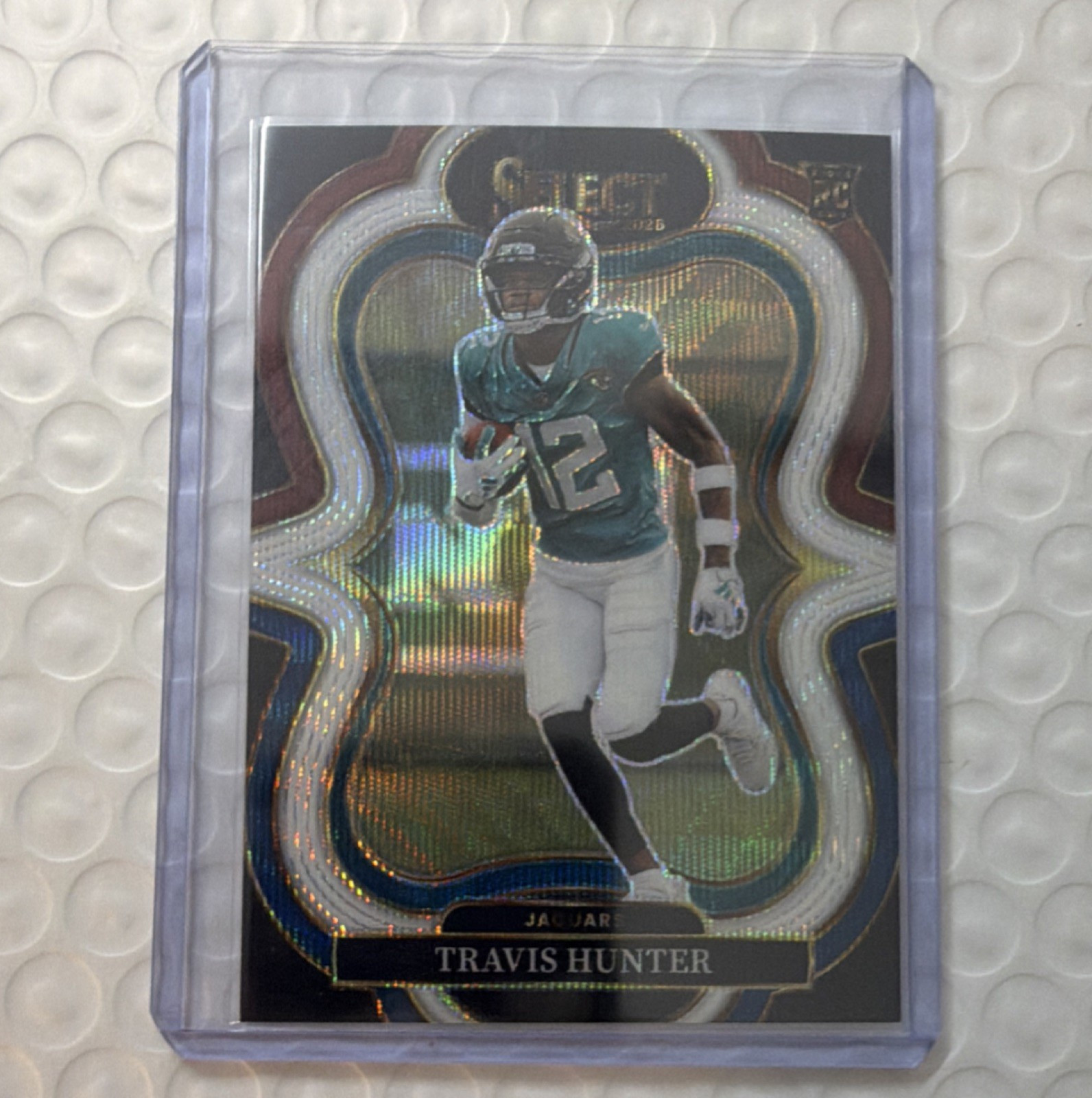 Panini 2025 Select Travis Hunter #328 Tri-Color Prizm Jaguars Rookie /199 NFL