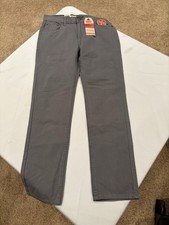 Levis 502 Regular Taper Jeans Boys Size 14 REG 27x27 Gray Stretch Denim NWT