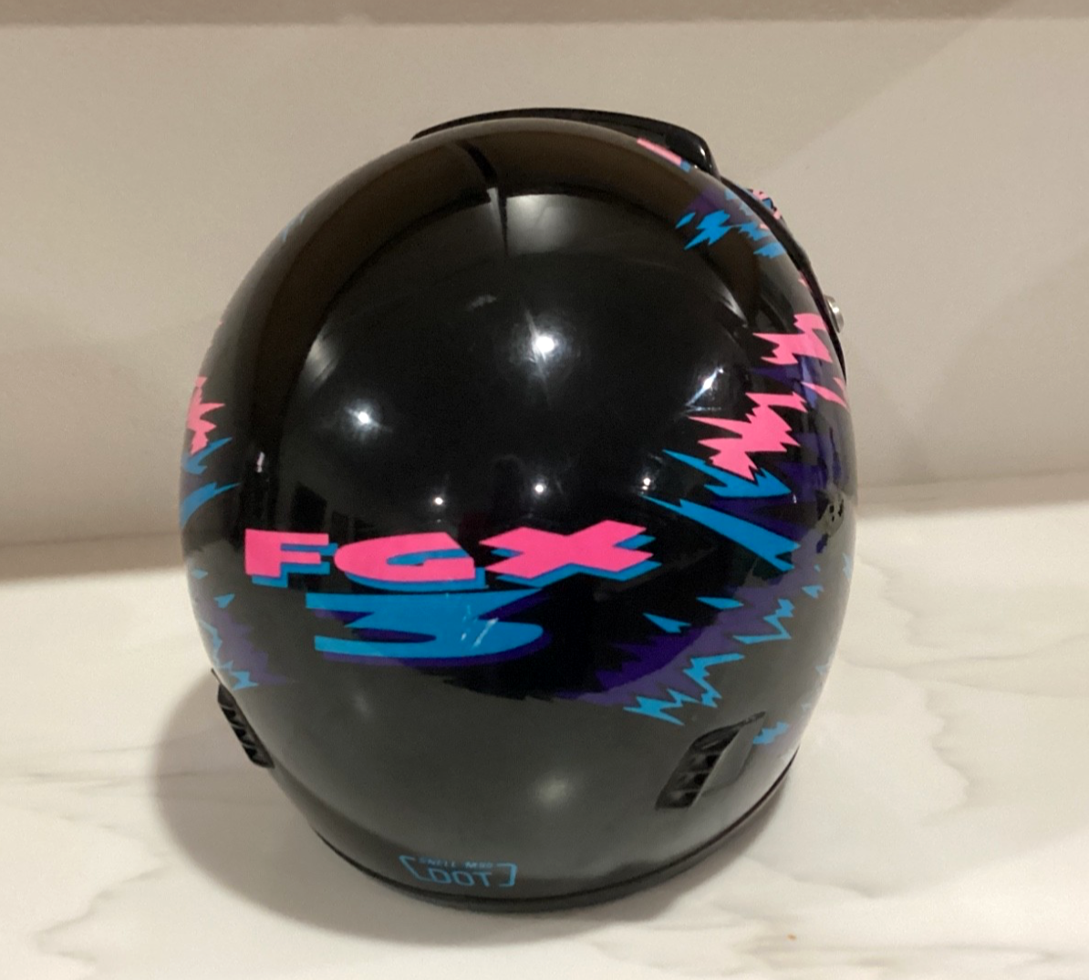 Vintage HJC FGX 3 MX HELMET Large Adult MX ARHMA DOT Snell M90