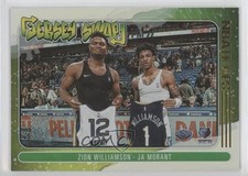 2020 Panini NBA Hoops Jersey Swap Holo Winter Ja Morant Zion Williamson #10 0b6b