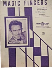 Darryl Stewart Magic Fingers Sheet Music 1950s Don Robertson Albert’s Sydney