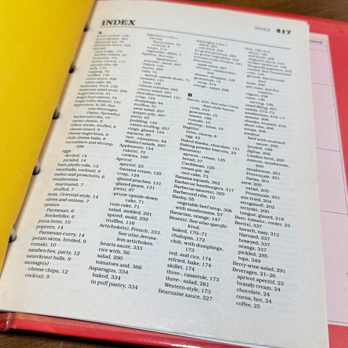 Vintage Betty Crocker's Cookbook 1986 5 Ring Binder w/ Tabs RingBound - Picture 20 of 21