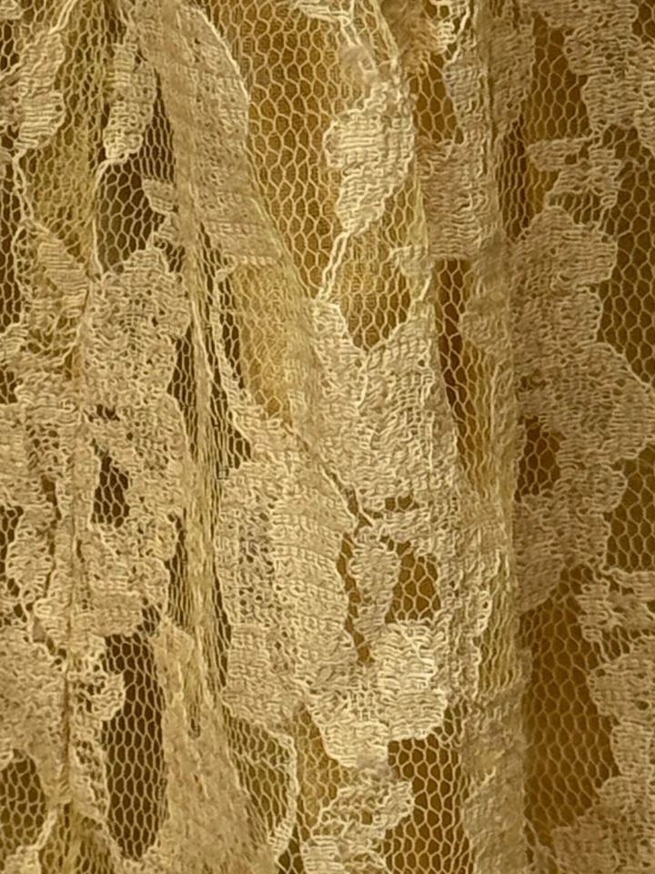 Maxi Falda Phool Encaje Superpuesto Cintura Elástica Talla M Amarillo Pastel Hada Boho Foto 2 de 4