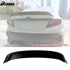 Fits 2022-2025 Subaru WRX VB DTO Style Rear Trunk Spoiler Wing ABS Primer Black