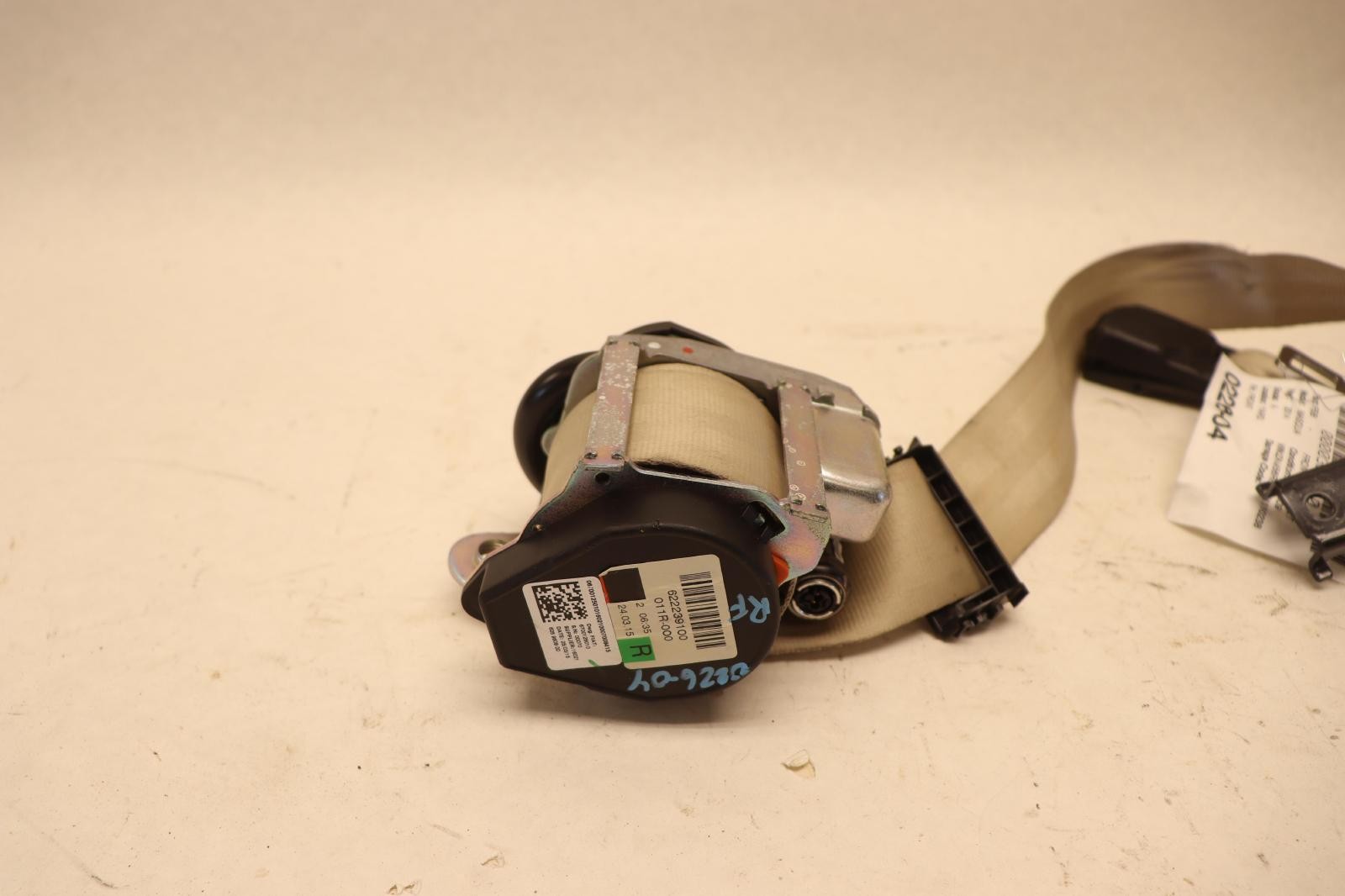 2014-2017 MASERATI QUATTROPORTE FRONT RIGHT PASSENGER SIDE SEAT BELT OEM