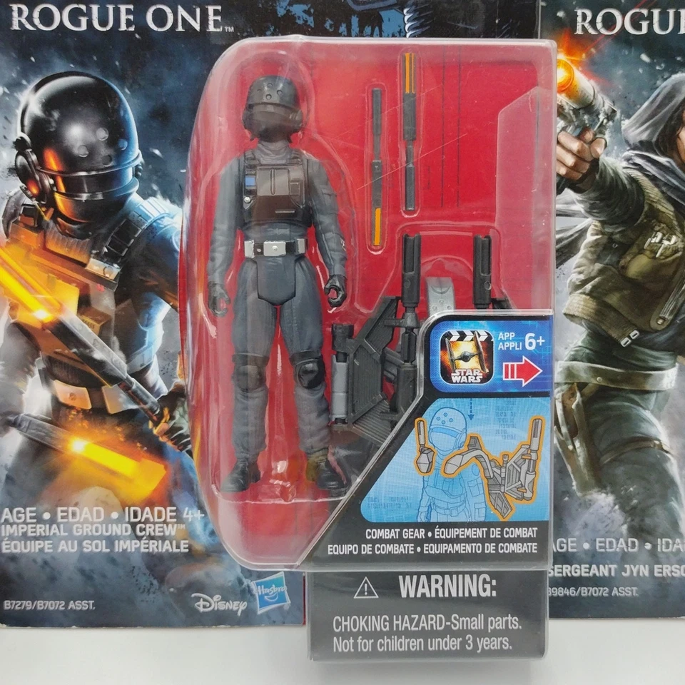 Star Wars Action Figure Lot Jyn Erso Constable Zuvio Imperial Ground Crew NEW - Image 3 of 4