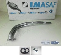 Imasaf Auspuff Hosenrohr + Anbauteile für Fiat 124 Coupe/Spieder 1400 Sport + BS
