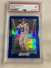 2024 Prizm Deca Bo Nix Blue /149 SP Rookie PSA 9 Denver Broncos