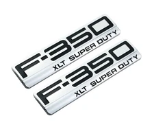 Chrome Black For 05-07 Car LH & RH Fender Side Door Badge Nameplate 2pack Emblem