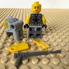 LEGO Atlantis: Samantha Rhodes, SPEARGUN, atl022, 7985, CITY OF ATLANTIS, 2011