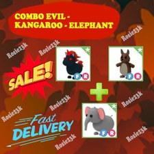 🐴🐘 Fly/Ride Pet- Evil/Kangaroo/Elephant Combo + Trusted Item Store & Cheap!!