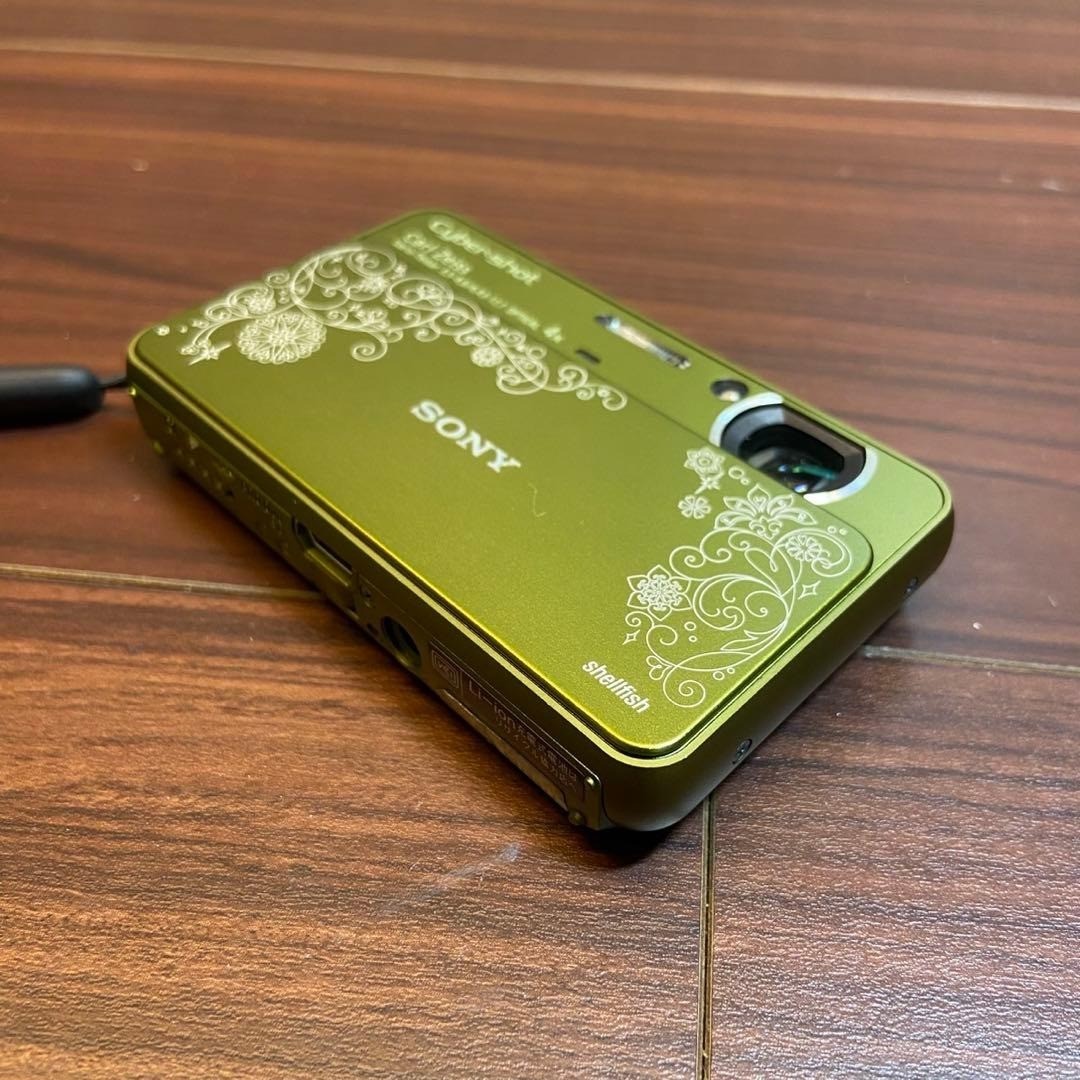 Sony Cyber-shot DSC-T77 10.1MP Digital Camera - Silver for sale