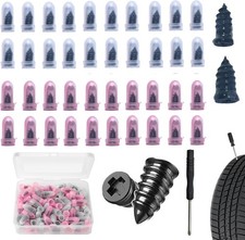100PCS Rubber Tire Nail Repair Kit Screw In Tire Plugs for Car Truck SUV Van