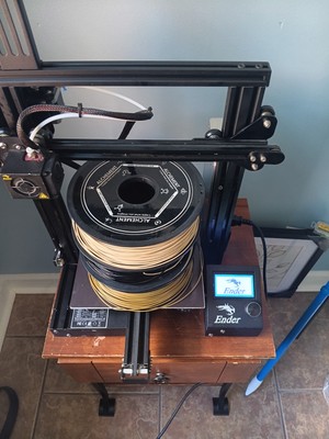 Creality Ender-3 Pro 3D printer With 4 Spools, Replacement Parts, And More!