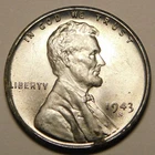 1943 S Lincoln Wheat Cent Penny BU-Details  "Actual Coin Pictured - Not Cleaned"