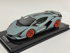 1/18 MR Collection Lamborghini Sian FKP 37 Egoista Gray Carbon Base LAMBO042E