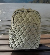 Vera Bradley Essential Large Lightweight Backpack, Sage 195