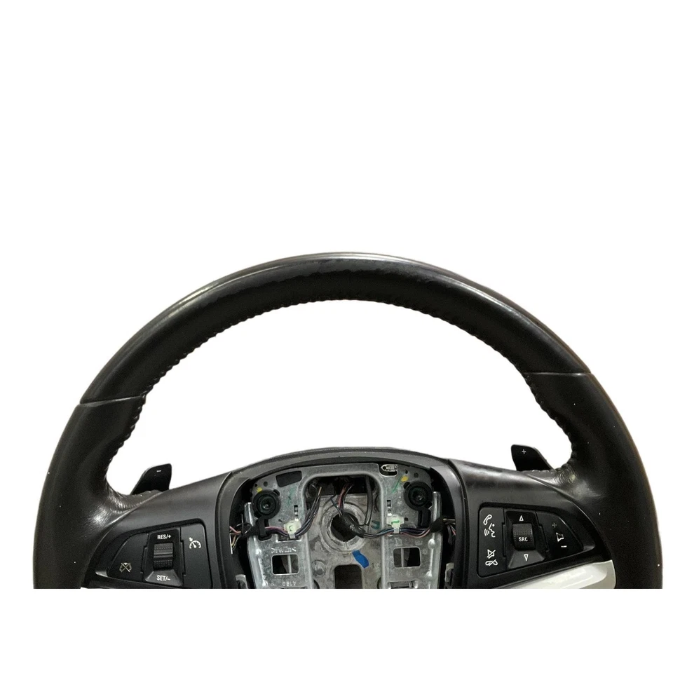 2015 Chevrolet Camaro Ss Steering Wheel Black Leather Factory OEM Replacement - Image 2 of 4