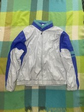 Vintage Sergio Tacchini Zip up Track Jacket Colorblock Crinkle Men s Size XL /44