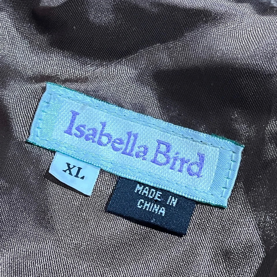 Винтажная женская кожаная куртка Isabella Bird XL замшевое пальто на пуговицах вестерн - Изображение 3 из 4