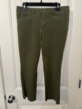 Banana Republic Women's Olive Green Straight Leg Chino Pants Size 8