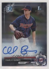 2017 Bowman Draft Chrome Draft Pick Auto Charlie Barnes #CDA-CBA Auto 12g7