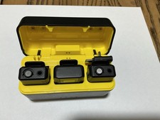 Neewer CM28 Wireless Lavalier Microphone s with black charge case No charger 
