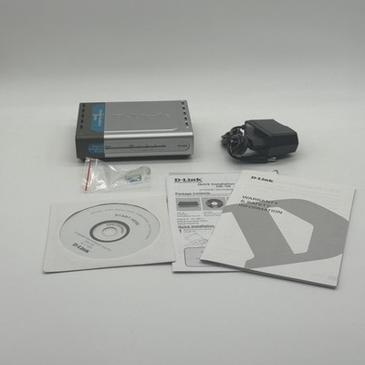 D-Link DI-604 Wired 4-Port 10/100 Ethernet Broadband Router