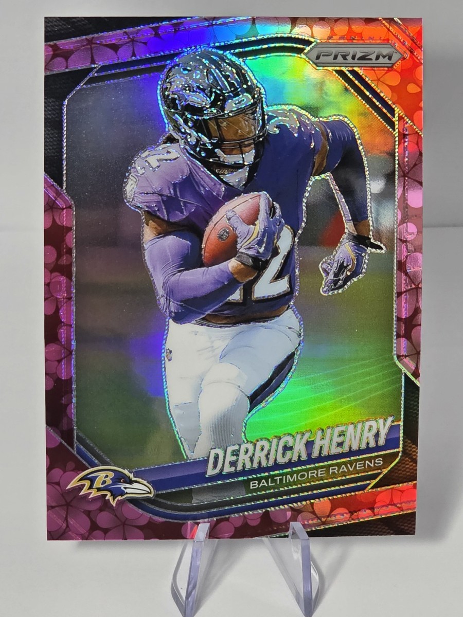 2025 Panini Prizm Derrick Henry Plum Blossom /8 Baltimore Ravens
