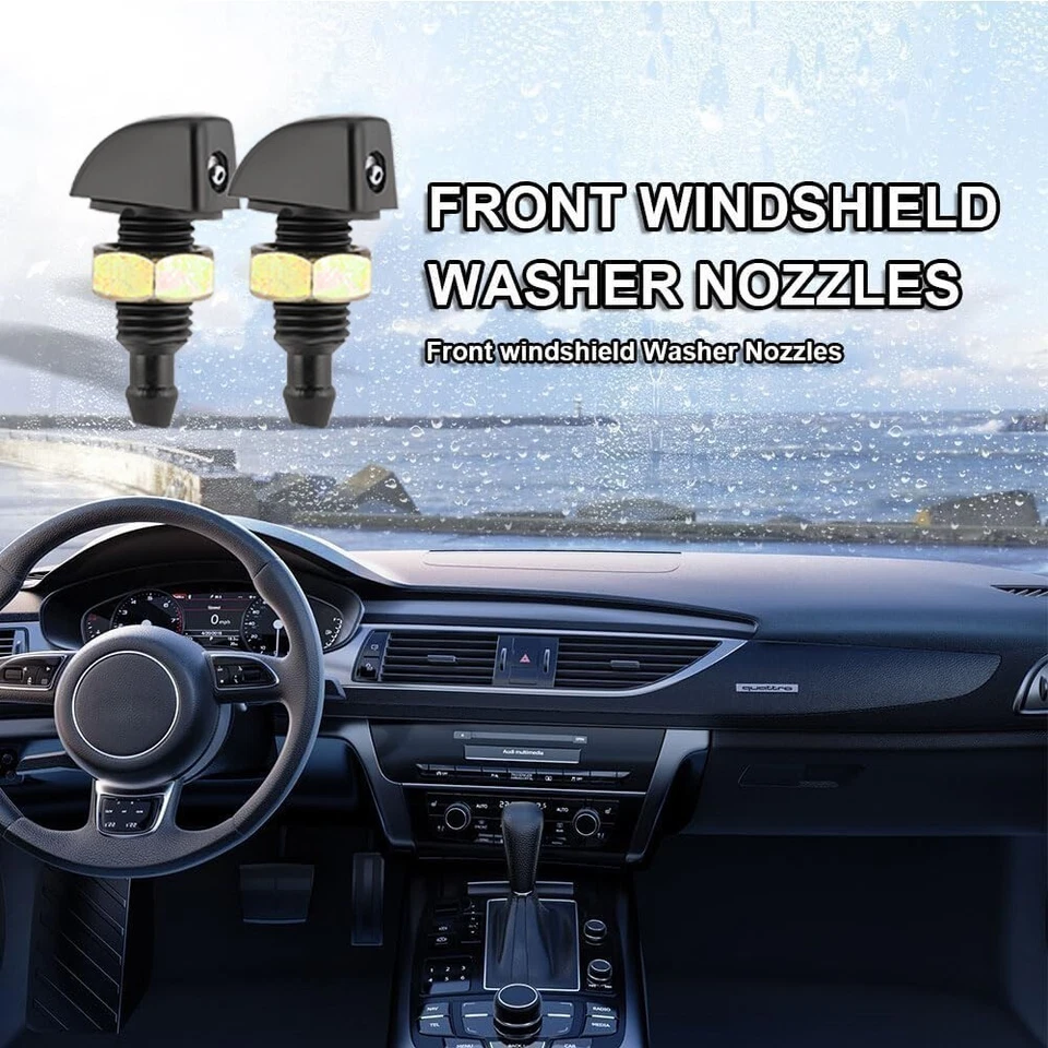 Kit universal de chorro de pulverización de boquilla para limpiaparabrisas de coche 2M Foto 4 de 4
