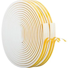 64 Feet Self Adhesive Door Seal Strip Window Stripping Weather Strips House Roll