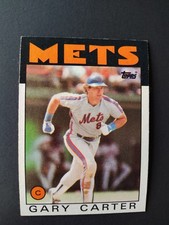 1986 Topps - Gary Carter #170 - New York Mets - Free Shipping