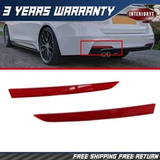 For 2012-2017 BMW 3-Series F30 F31 M Sport Pair Rear Bumper Reflector Lamp LH&RH